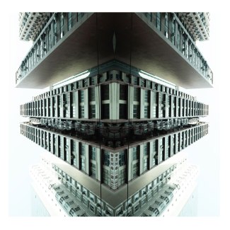 artifical architecture-picture of skyscapers in Hong Kong