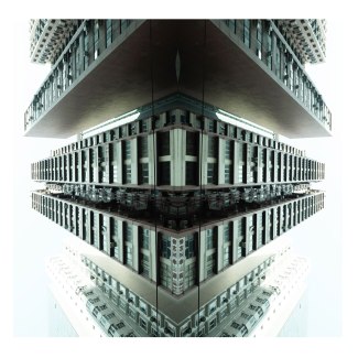 Hong Kong fractal artifical architecture-picture of skyscapers in Hong Kong