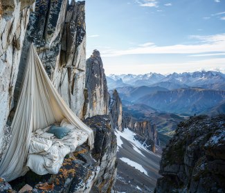 luxury beds 15 a luxury biwak with fine bedlinen in patagonian mountains