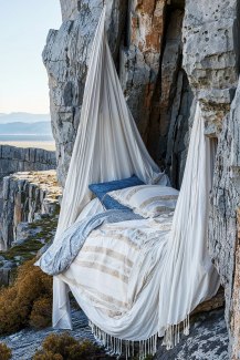 luxury beds 9 a luxury biwak with fine bedlinen in patagonian mountains